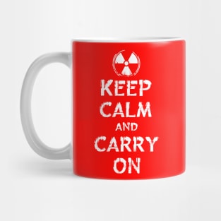 Radioactive Keep Calm and Carry On Mug